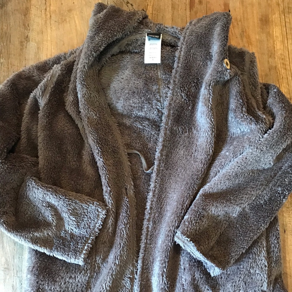 Woman’s Patagonia furry hoodie jacket